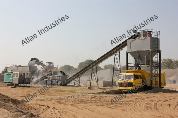 Wet mix WMM plant in Sidhpur, India