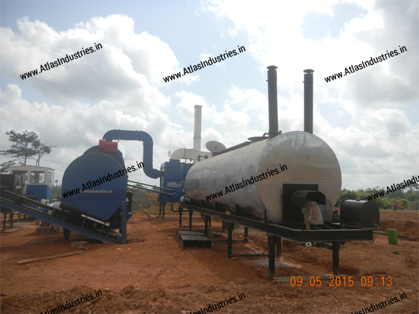 Counterflow asphalt drum mixer Ivory Coast, Africa