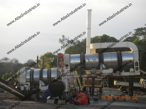 Double drum asphalt drum plant for Malaysia