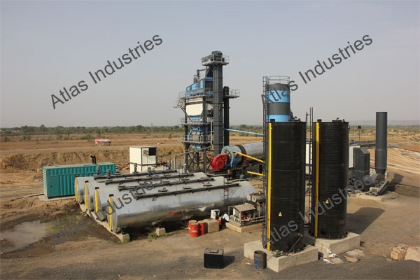 260 tph asphalt batch mix plant