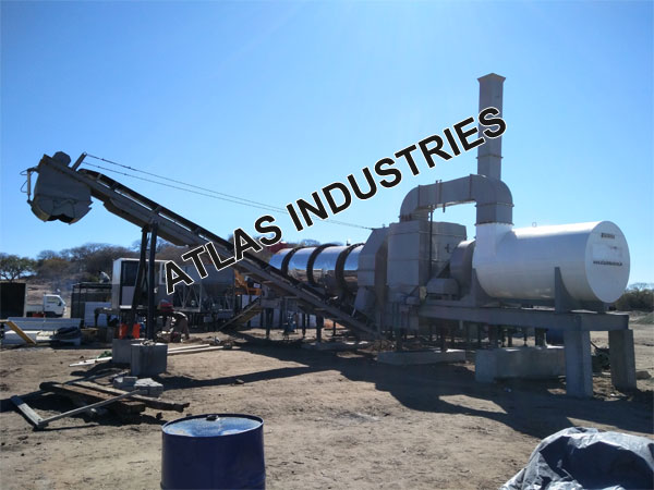 90-120 tph mobile asphalt plant in Botswana