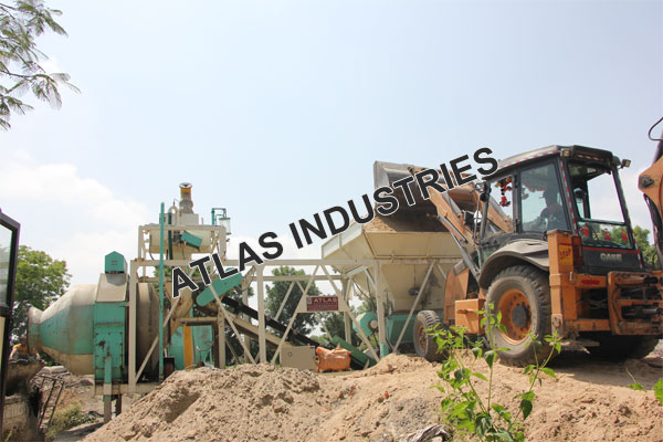 18-20 m3/hr. portable concrete plant Near Mehsana