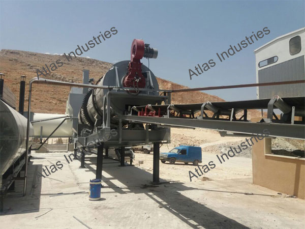 90-120 tph Asphalt drum mix plant in Lebanon