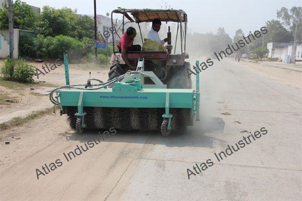 Hydraulic road sweeper for Nepal