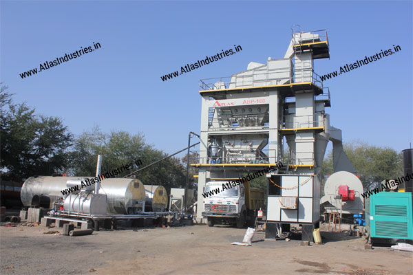 Asphalt batch mix plant, India - 160 tph