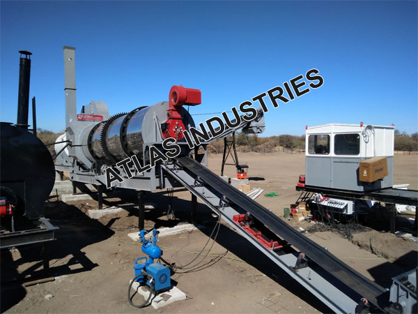 90-120 tph mobile asphalt plant in Botswana