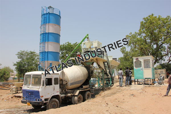 Mobile concrete mix plant in Chaapi, India