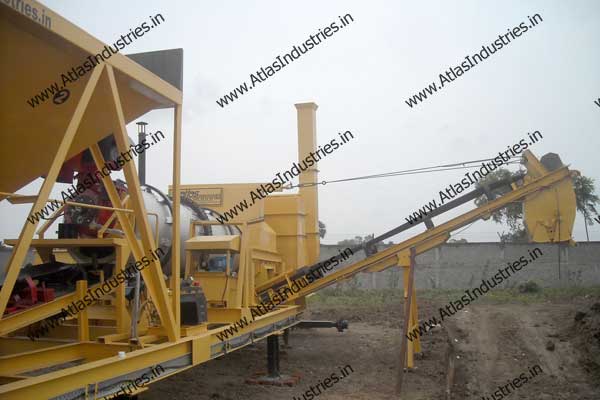 Mobile Asphalt plant of 20-30 tph in Orissa, India