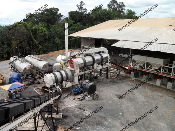 Double drum asphalt drum plant for Malaysia