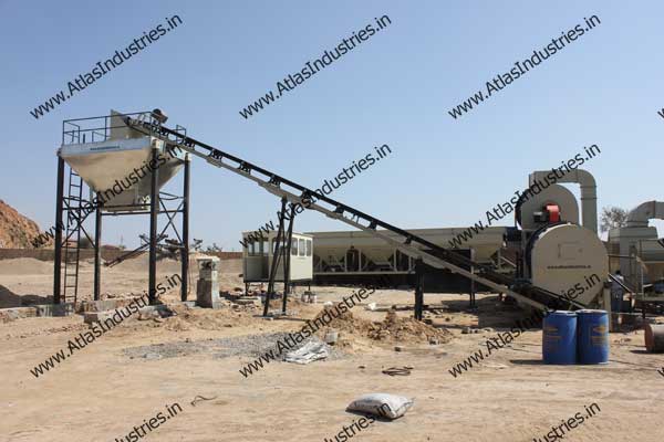 Double drum asphalt plant near Merta, Rajasthan