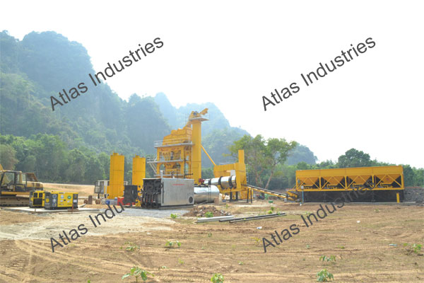 80 tph asphalt batch plant in Myanmar