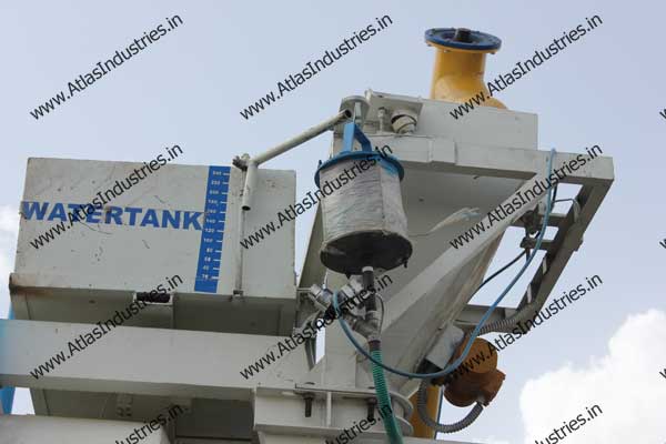 15 m3/hr. concrete mixer machine installed near Dhandhuka, India