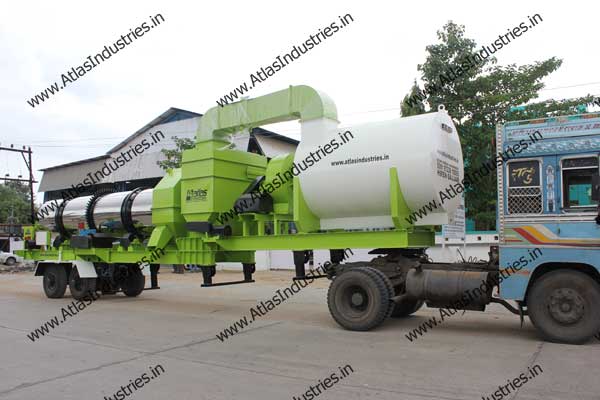 Mobile asphalt plant in Philippines