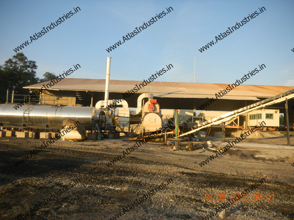 Double drum asphalt drum plant for Malaysia