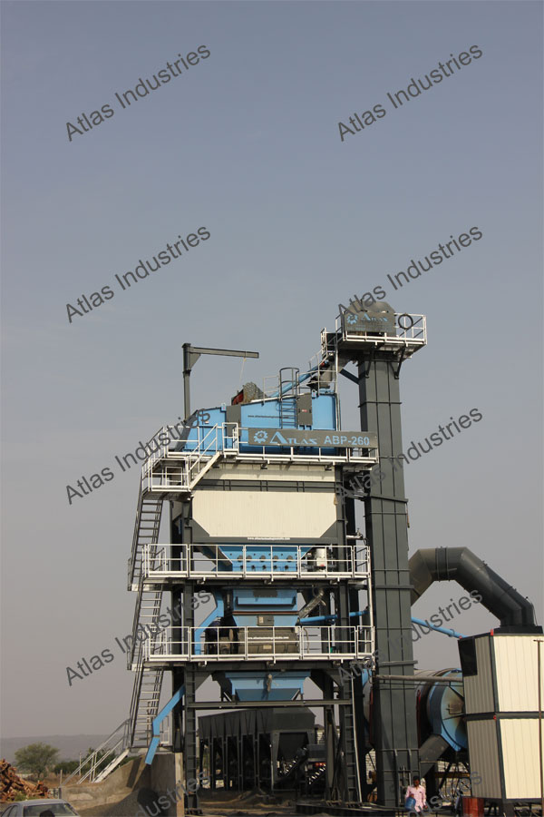 260 tph asphalt batch mix plant