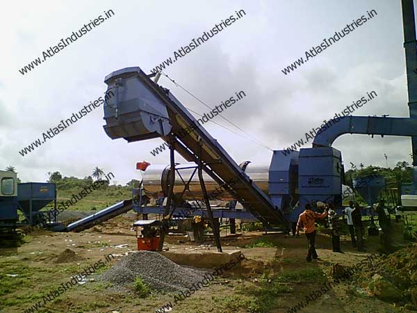 Asphalt drum mixing plant installed in Nigeria