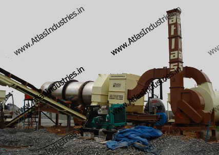 Asphalt mixing plant installed in Nigeria - 90-120 tph