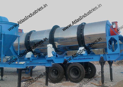 Mobile asphalt drum mix plant in Oman - 60-90 tph