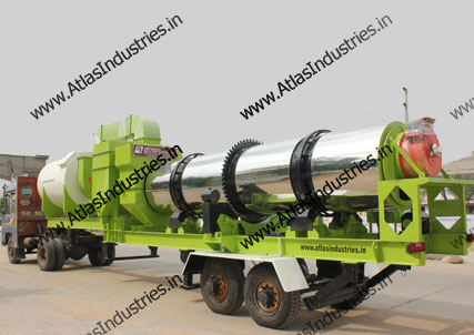 Mobile asphalt drum mix plant 40-60 tph in Philippines