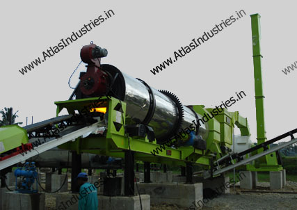 Stationary drum mix plant of 60-90 tph in Philippines