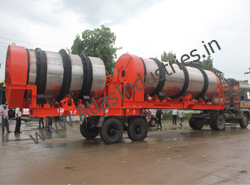 Mobile double drum plant: 90-120 tph