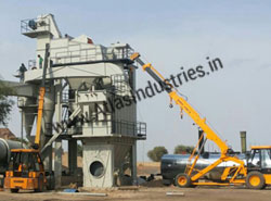 160 tph asphalt batch plant installation