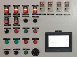 20-30 tph drum mix plant panel