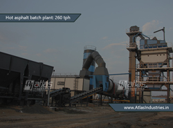 Hot asphalt batch plant 260 tph