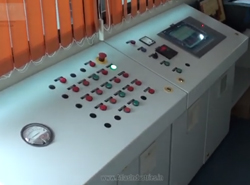 Control panel asphalt batch mix plant