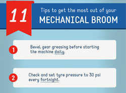 Tips on maintaining mechanical broom