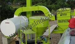 Pollution control device and lime filler