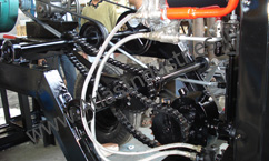 Bitumen pump and air compressor