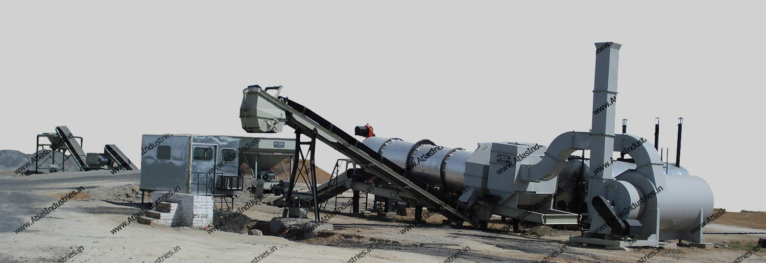 Combined asphalt plant and WMM plant