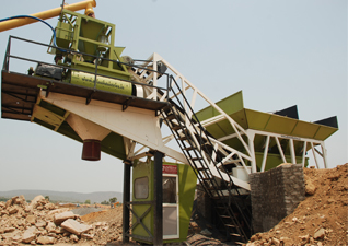 Mobile concrete batching plant