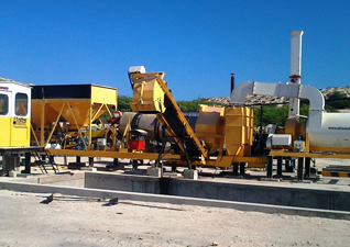 20-30 tph mobile asphalt plant